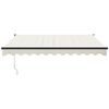 vidaXL Elektrische Markise mit Kurbel Creme 3,5x2,5 m