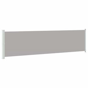 vidaXL Seitenmarkise Ausziehbar 614x160 cm Grau