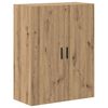 vidaXL Highboard 2 pcs Altholz Engineered Wood und Glas
