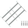vidaXL Sicherheitsgitter f&uuml;r Fenster mit 3 Querstangen 3 stk.