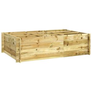 vidaXL Hochbeet 150x100x40 cm Kiefernholz Impr&auml;gniert