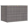 vidaXL Garden-Auflagenbox Grau 150x100x100 cm Poly Rattan