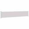 vidaXL Seitenmarkise Ausziehbar 117x614 cm Grau