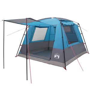 vidaXL Toilettenzelt Blau 10 Personen