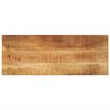 vidaXL Tischplatte 70x40x2,5 cm Rechteckig Raues Massivholz Mango