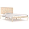 vidaXL Massivholzbett 135x190 cm