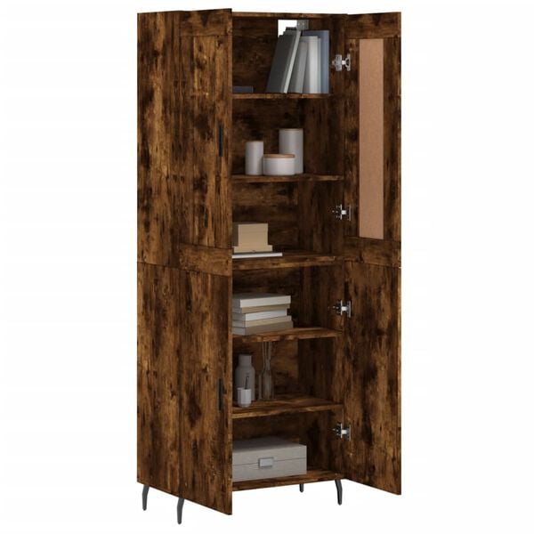 vidaXL Highboard R&auml;uchereiche 69,5x34x180 cm Holzwerkstoff