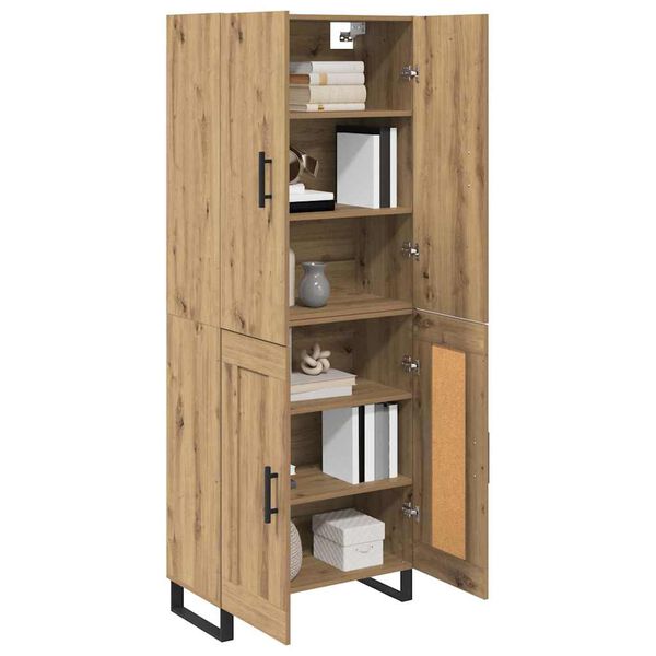 vidaXL Highboard 2 pcs Artisan-Eiche 69,5 x 34 x 180 cm
