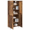 vidaXL Highboard Altholz 69,5 x 34 x 180 cm Holzwerkstoff