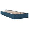 vidaXL Ottoman-Bett ohne Matratze Dunkelblau 100x200 cm Samt