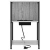 vidaXL Nachttisch Graues Sonoma 38 x 31 x 61 cm Holzwerkstoff