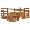 vidaXL Outdoor-Sofagarnitur 5 pcs Natur Massivholz Akazie