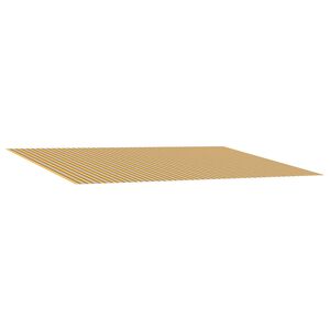 vidaXL Markisenersatzstoff Orange und Schwarz 450 x 300 cm Polyester