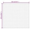 vidaXL Gewichtsdecke Grau 220x235 cm 15 kg Stoff