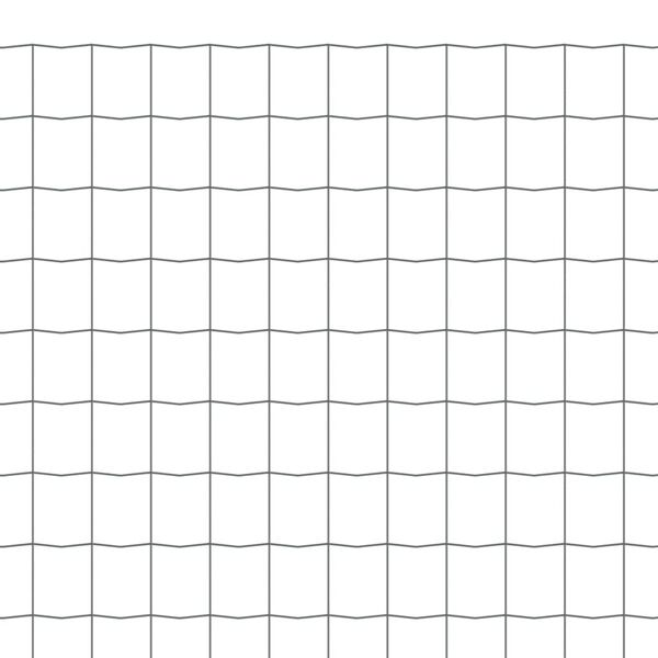 vidaXL Eurozaun Stahl 25 x 0,8 m Grau