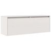 vidaXL Wandschrank Wei&szlig; 100x30x35 cm Massivholz Kiefer