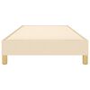 vidaXL Boxspringbettgestell Creme 80x200 cm Stoff