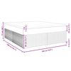 vidaXL Boxspringbett mit Matratze Dunkelgr&uuml;n 180x200 cm Samt