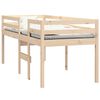 vidaXL Hochbett 75x190 cm Massivholz Kiefer