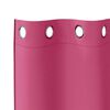 vidaXL Verdunkelungs-Vorhänge mit Ringen 2 pcs Helles Pink