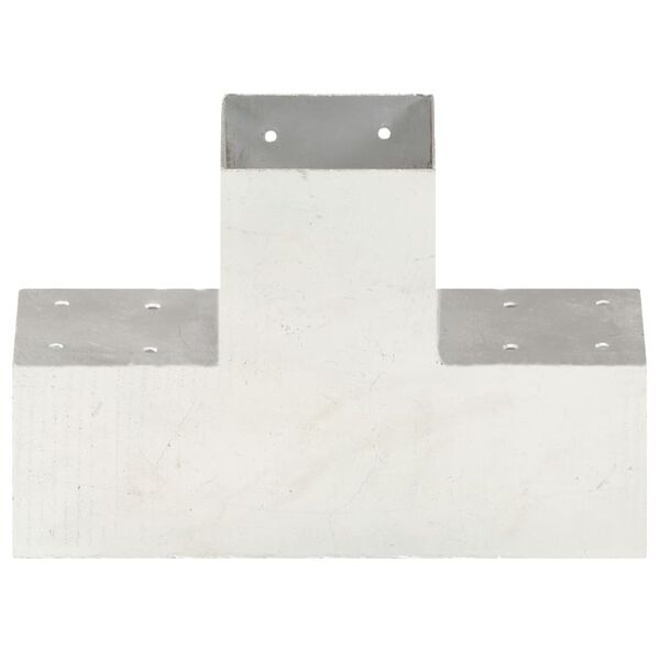 vidaXL Pfostenverbinder X-Form Verzinktes Metall 101 x 101 mm