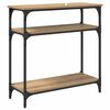vidaXL Konsolentisch Artisan-Eiche 75 x 29 x 75 cm Holzwerkstoff