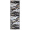 vidaXL Teppichl&auml;ufer LESAKA Schwarz und Gold 50 x 200 cm