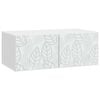 vidaXL Wandmontierter TV-Schrank 98 x 41 x 30 cm Wei&szlig; Holzwerkstoff