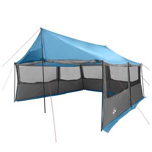 vidaXL Familienzelt Blau 450 x 400 x 265 cm Polyester und Stahl