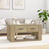 vidaXL Couchtisch Sonoma-Eiche 80x50x40 cm Holzwerkstoff