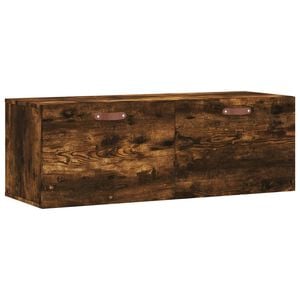 vidaXL Wandschrank R&auml;uchereiche 100x36,5x35 cm Holzwerkstoff