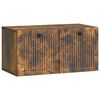 vidaXL Wandmontierter TV-Schrank Ger&auml;ucherte Eiche 59,5 x 31 x 30 cm
