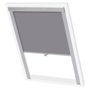 vidaXL Verdunkelungsrollo Grau U08/808 GGL und GGU