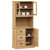 vidaXL Highboard VIGO 78x40x175 cm Massivholz Kiefer