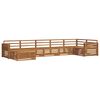 vidaXL Sofagarnituren 7 pcs Natur Massivholz Akazie