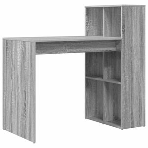 vidaXL Schreibtisch Graues Sonoma 108 x 55 x 103.5 cm Holzwerkstoff