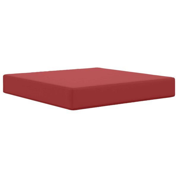 vidaXL Sofakissen f&uuml;r drau&szlig;en 2 pcs Weinrot Polyester