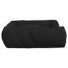 vidaXL Hundebett mit Kissen Schwarz 75x58x18 cm Oxford-Gewebe