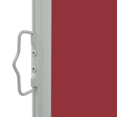 vidaXL Ausziehbare Seitenmarkise 80×300 cm Rot