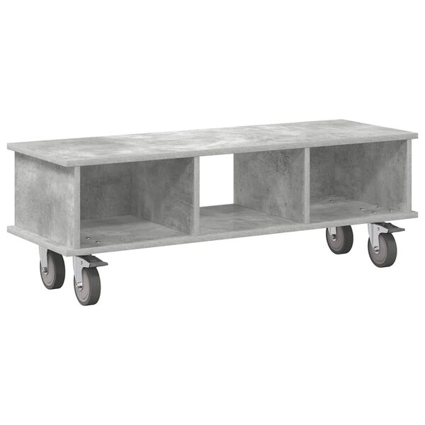 vidaXL TV-St&auml;nder Beton Grau 100 x 35 x 35 cm Holzwerkstoff