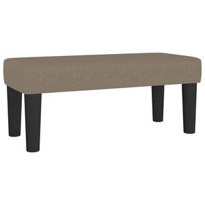 vidaXL Sitzbank Taupe 70x30x30 cm Stoff