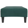 vidaXL Fußhocker Dunkelgrün 77x55x31 cm Samt