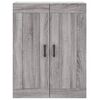 vidaXL Highboard Grau Sonoma 69,5x34x180 cm Holzwerkstoff