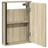 vidaXL Bad-Spiegelschrank Sonoma-Eiche 42x12x60 cm Holzwerkstoff