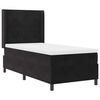 vidaXL Boxspringbett mit Matratze Schwarz 100 x 200 cm Samt