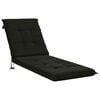 vidaXL Sonnenliege Kissen GEMERT 100 % Polyester Schwarz