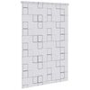 vidaXL Duschrollo 160x240 cm Quadratmuster
