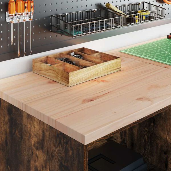 vidaXL Garagen-Aufbewahrungsschrank R&auml;uchereiche Massivholz Kiefer