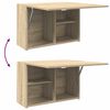 vidaXL Bad-Wandschrank Sonoma-Eiche 60x25x40 cm Holzwerkstoff