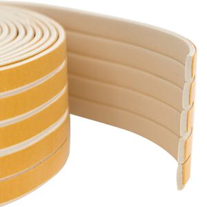 vidaXL Selbstklebende Fensterdichtung Wei&szlig; 8 x 2 mm 12 m